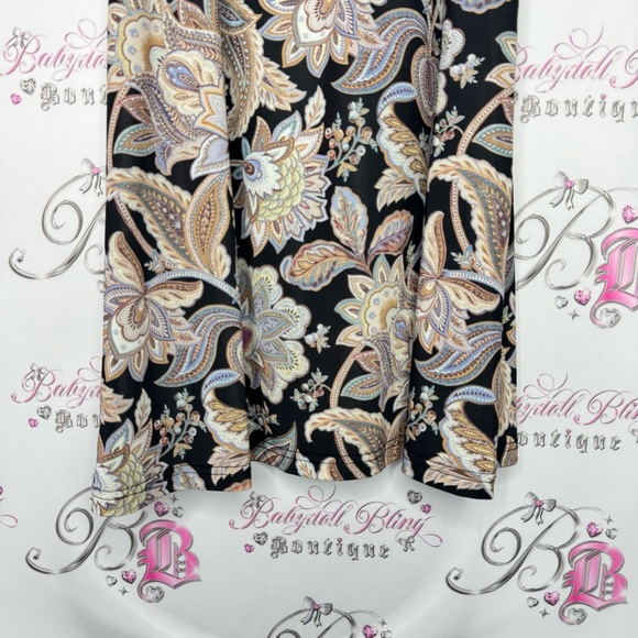 Zimmermann dress paisley floral soft stretchy lace detail trim adjustable straps - Picture 3 of 10